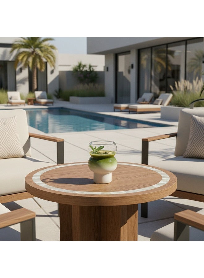 تصميم زينس زنس ديزاين (طقم 2) أكواب بدر بتصميم فقاعات – سعة 500 مل (17 أونصة) زجاج شفاف منحني للقهوة المثلجة والكوكتيل والماء والعصير – آمنة للغسالة - Image 4